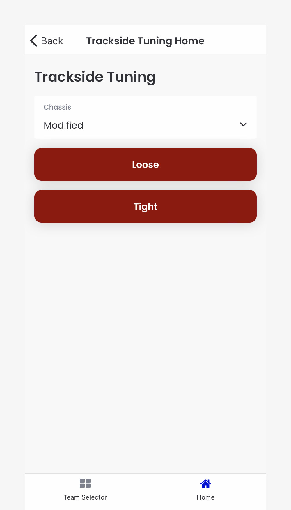 Race Management App Circle Track App Home